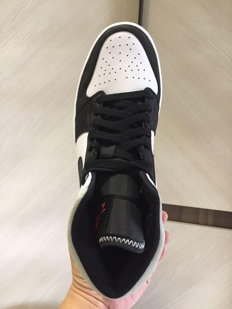 Nike Air Jordan 1 Mid “Track Red”/“Union”, Men's Fashion, Footwear