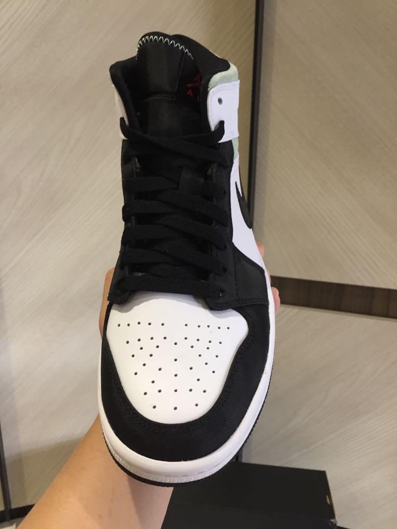 Nike Air Jordan 1 Mid “Track Red”/“Union”, Men's Fashion, Footwear