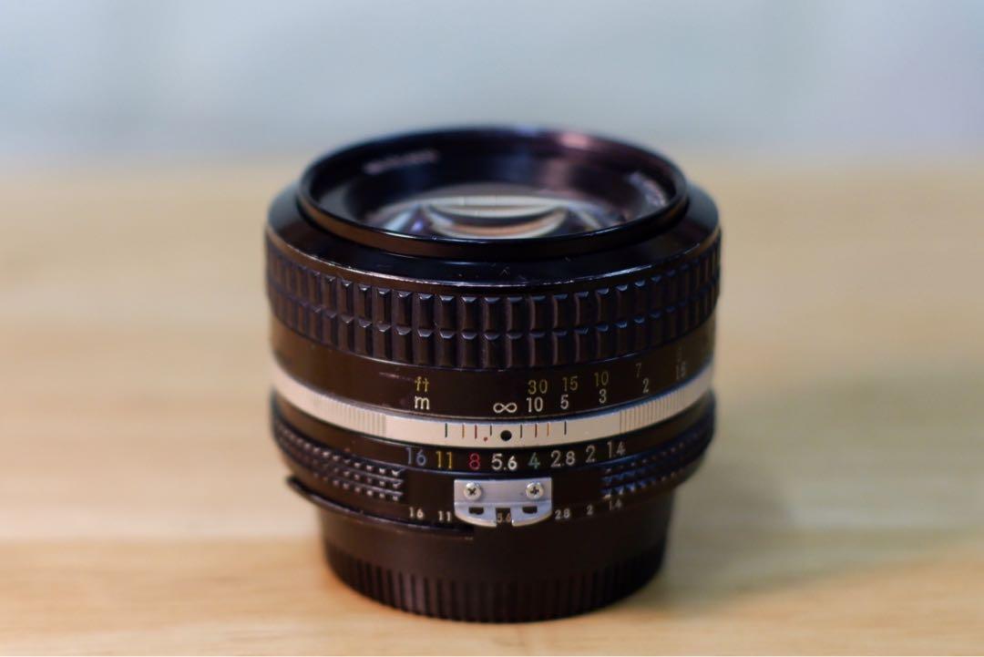 Nikon Nikkor 50mm f1.4 ai, 攝影器材, 鏡頭及裝備- Carousell