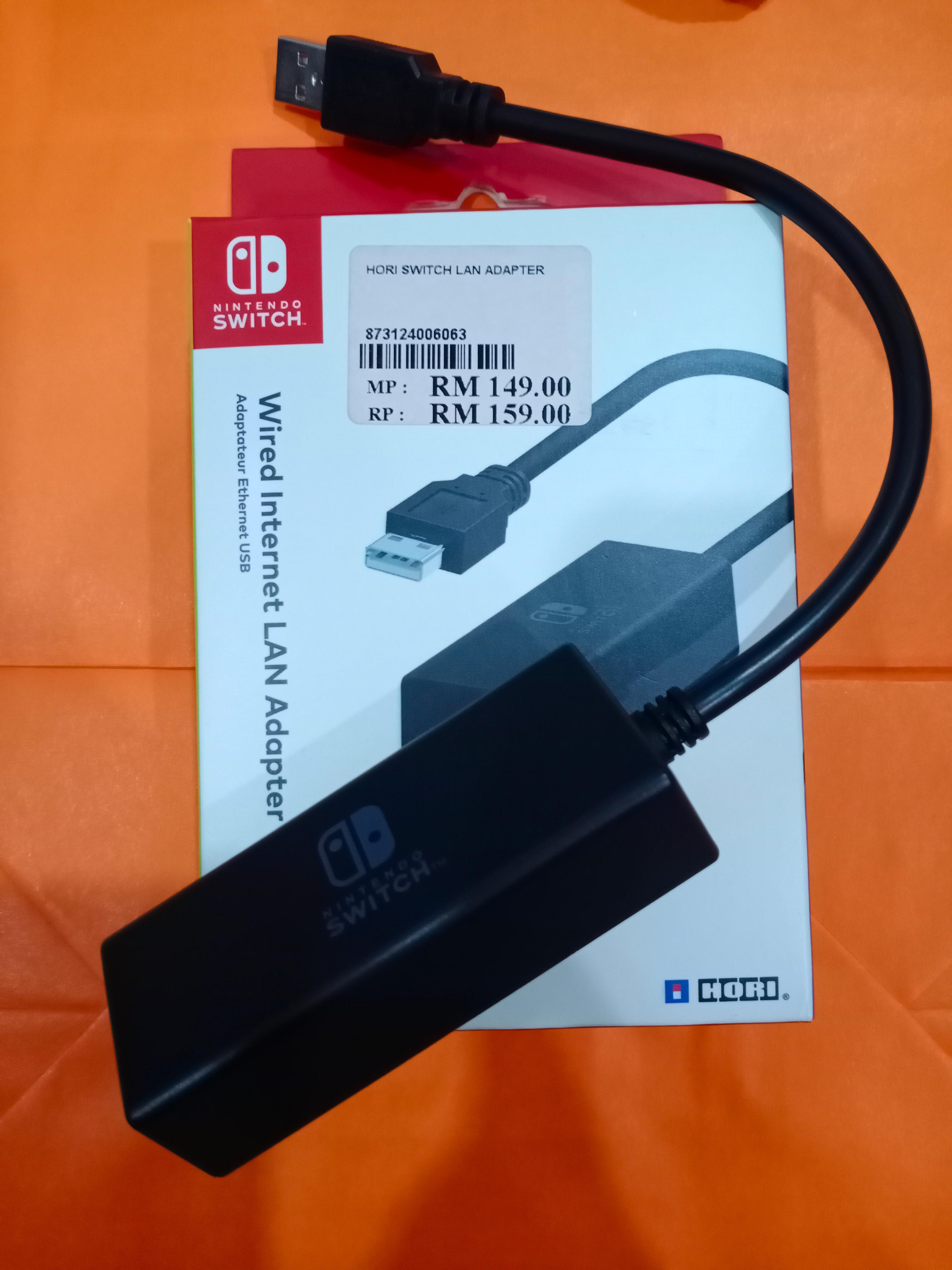 Nintendo Switch Wired Internet LAN Adapter by HORI Officially Licensed by  Nintendo, Case