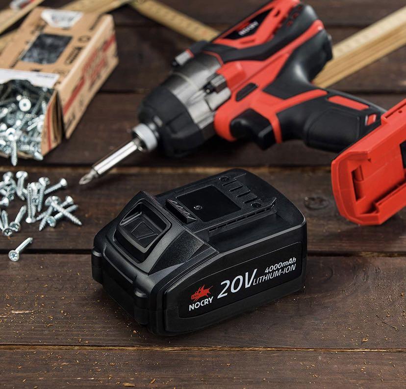 NoCry 20V Lithium Ion Battery Rechargeable 4.0 Ah Battery for NoCry