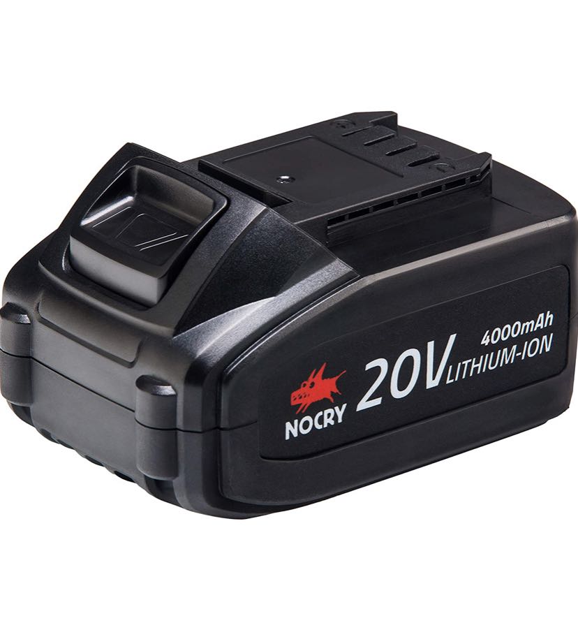 NoCry 20V Lithium Ion Battery Rechargeable 4.0 Ah Battery for NoCry