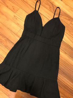 kayden chiffon frill dress