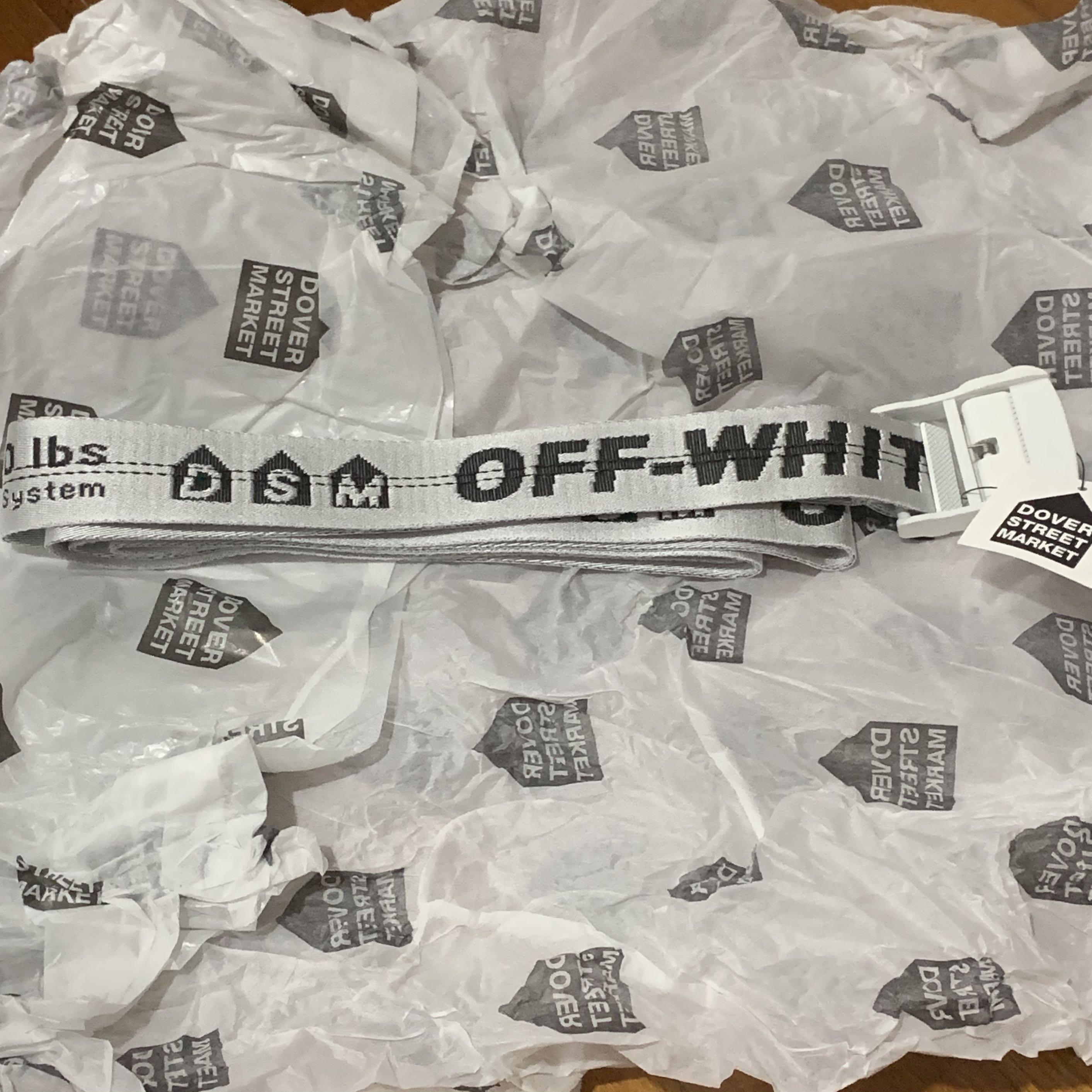 Off White x DSM belt Men s Fashion Watches Accessories Belts