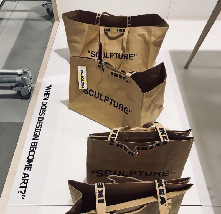 Off-White x Ikea Brown Markerad Sculpture Bag L Off-White