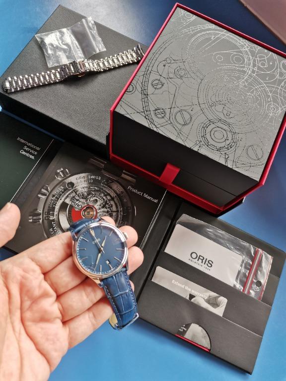 Oris Artelier Date Blue Dial 40mm Luxury Watches on Carousell