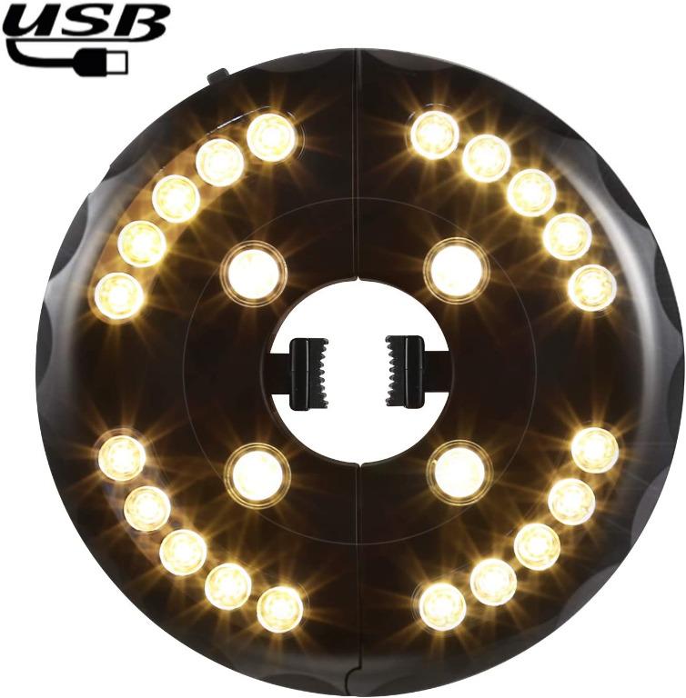 Patio Umbrella Light Warm White 3 Lighting Modes Cordless 24 Led Lights 4 Aa Battery Operated Umbrella Pole Light For Patio Umbrellas Camping Tents Or Outdoor Use Electronics Others On Carousell
