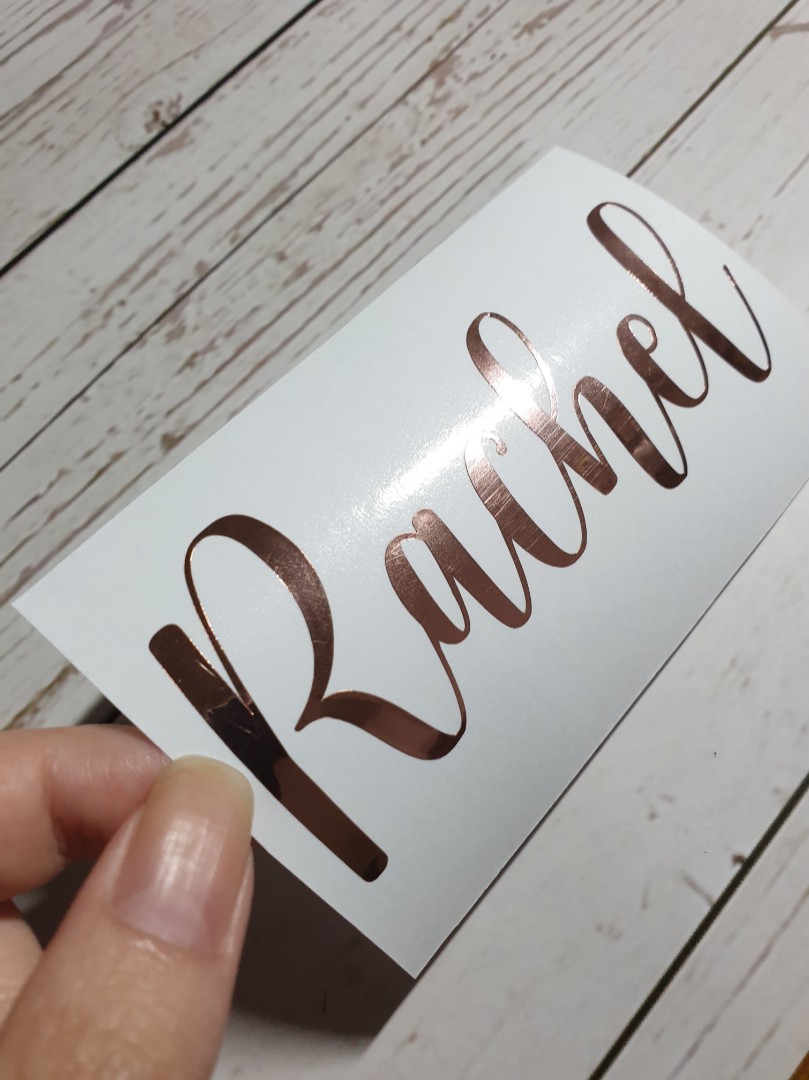 Personalised Vinyl name stickers, Hobbies & Toys, Stationery & Craft