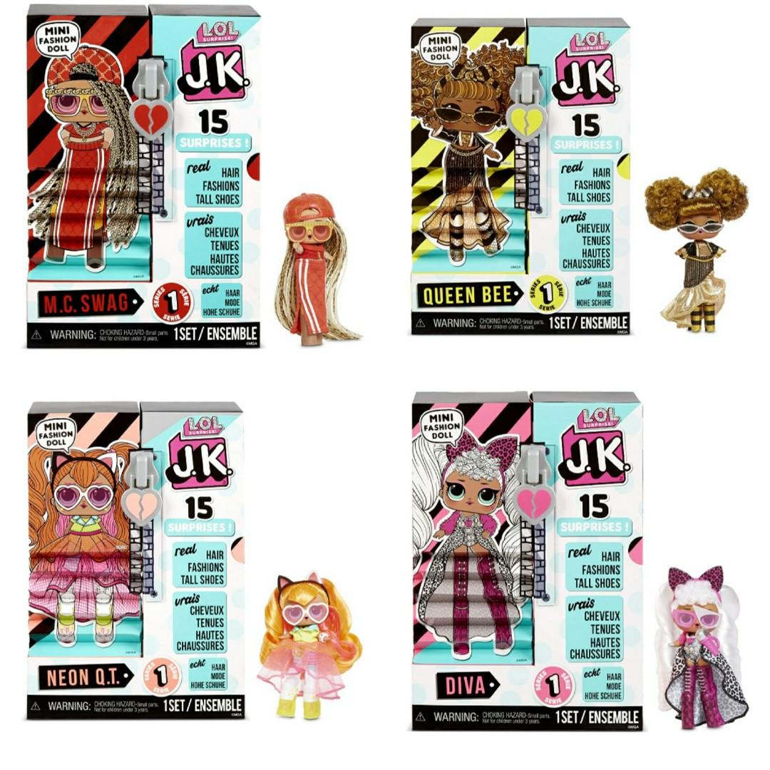 Pre Order Lol L O L Surprise Jk Doll Mc Swag Queen Bee Neon Qt Diva Babies Kids Toys Walkers On Carousell