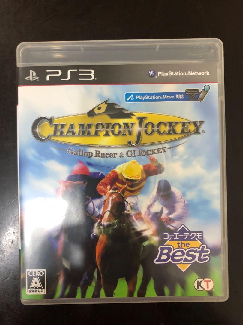 PS3 Game champion jockey gallop racer  G1 jockey, 電子遊戲, 遊戲機配件, 遊戲禮物卡及帳戶-  Carousell