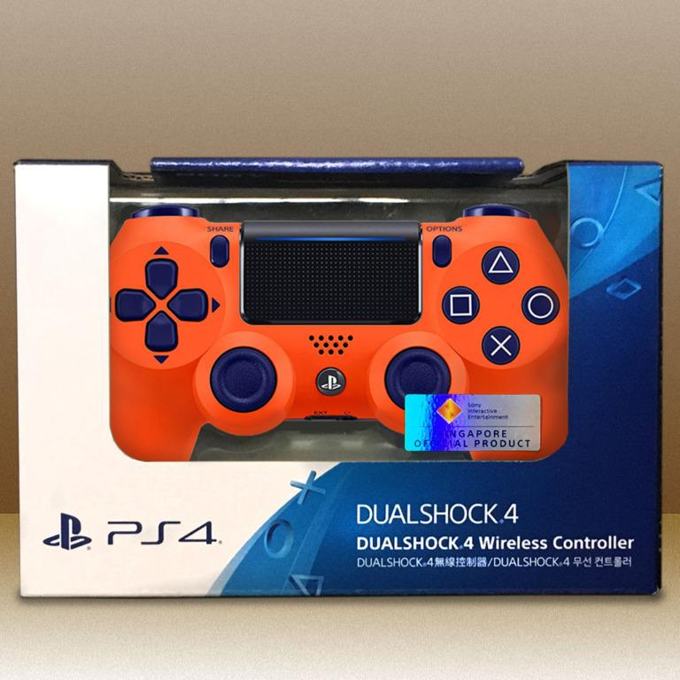 sunset orange dualshock 4