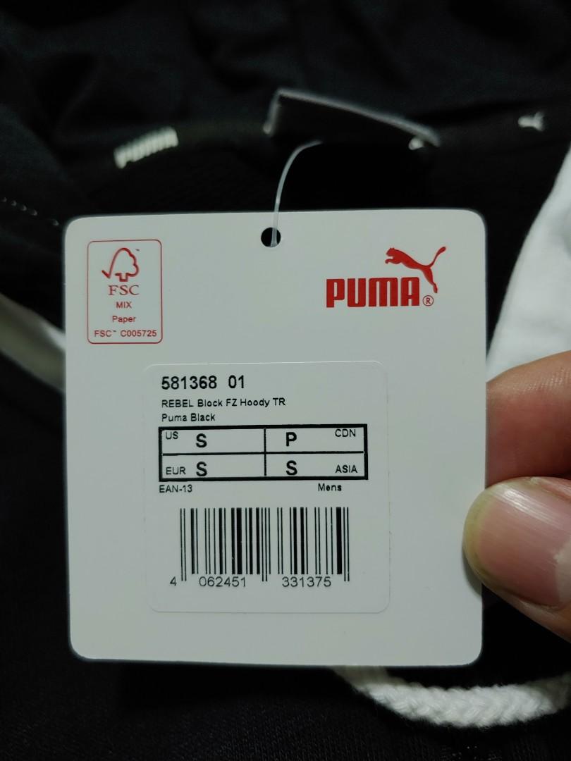 Puma rebel block zip men hoodie Men s Fashion Coats Jackets and Outerwear on Carousell