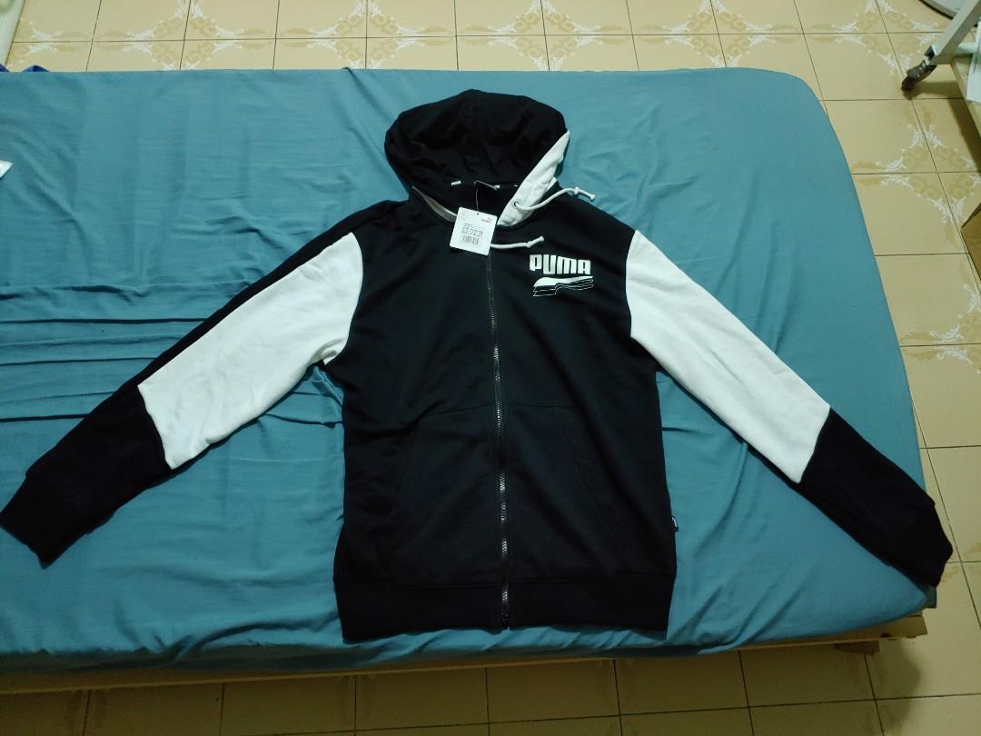 Puma rebel block zip men hoodie Men s Fashion Coats Jackets and