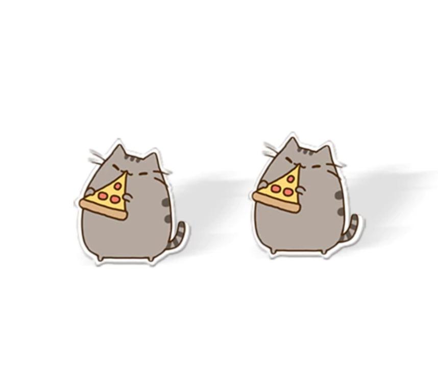 Pusheen sale cat earrings