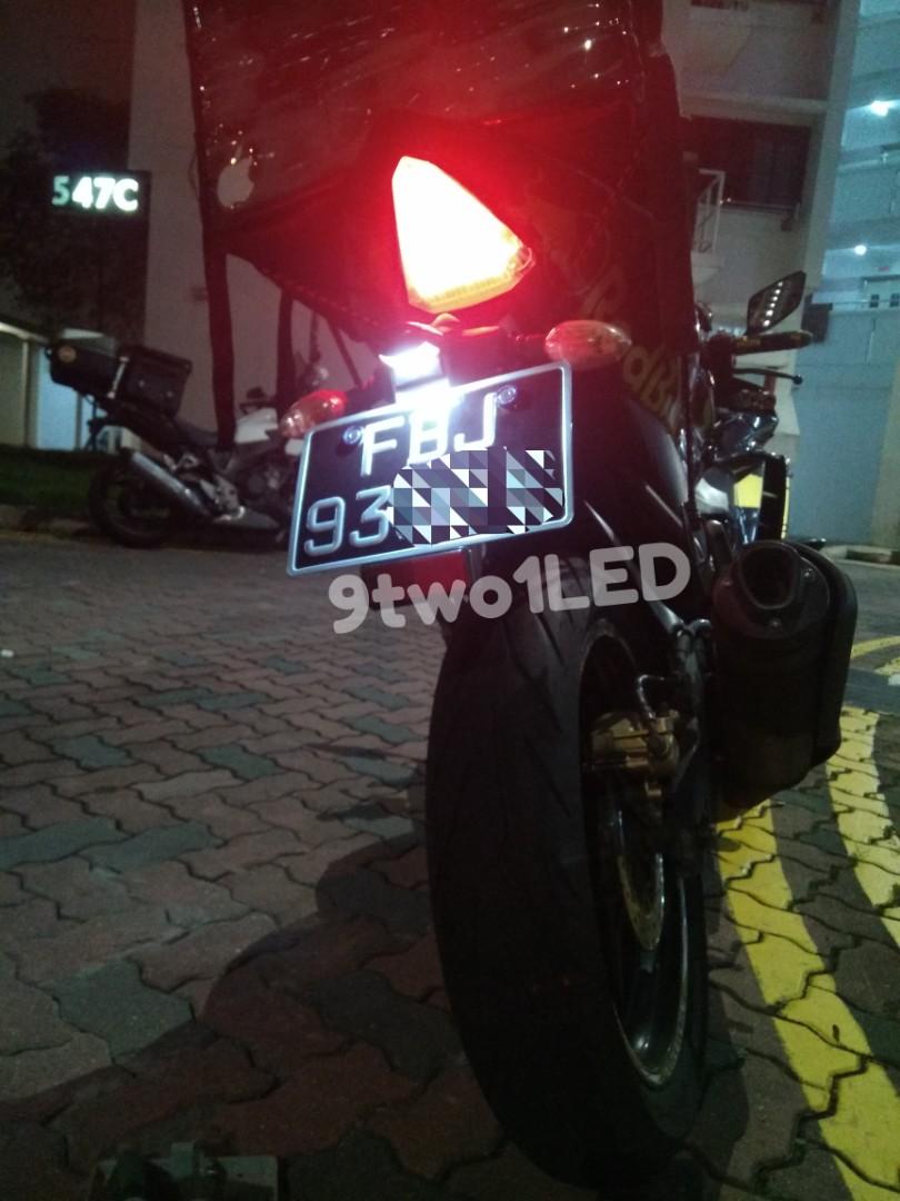 r15 v2 number plate light