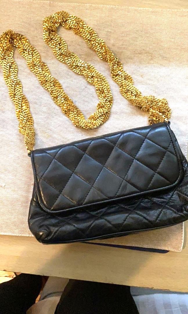 Chanel Black Quilted Lambskin Leather Cover CC Shoulder Bag