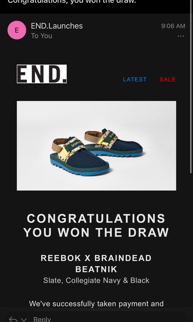 reebok brain dead beatnik