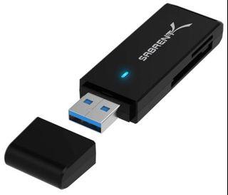 Sabrent CR-T2MS 2-Slot SD Card Reader and USB 3.0 Micro SD