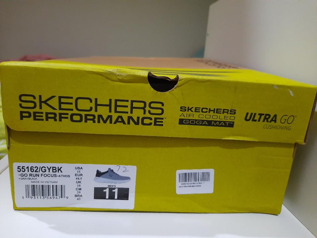 Skechers Men Performance Go Run Focus 55162 GYBK Air Cooled Goga Mat
