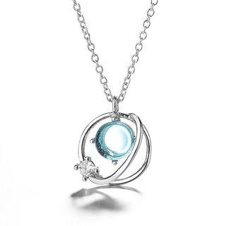 Blue Sapphire Necklace Women S Fashion Carousell Singapore