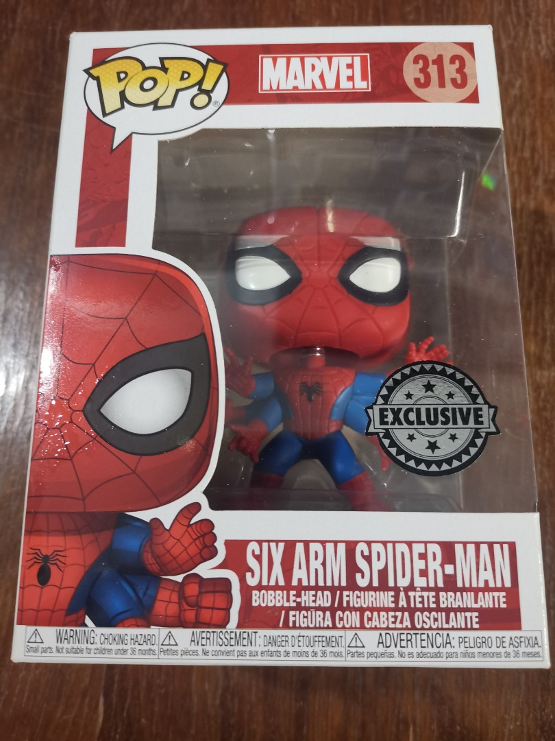 Spider-Man six arm funko pop, Hobbies & Toys, Collectibles & Memorabilia,  Fan Merchandise on Carousell