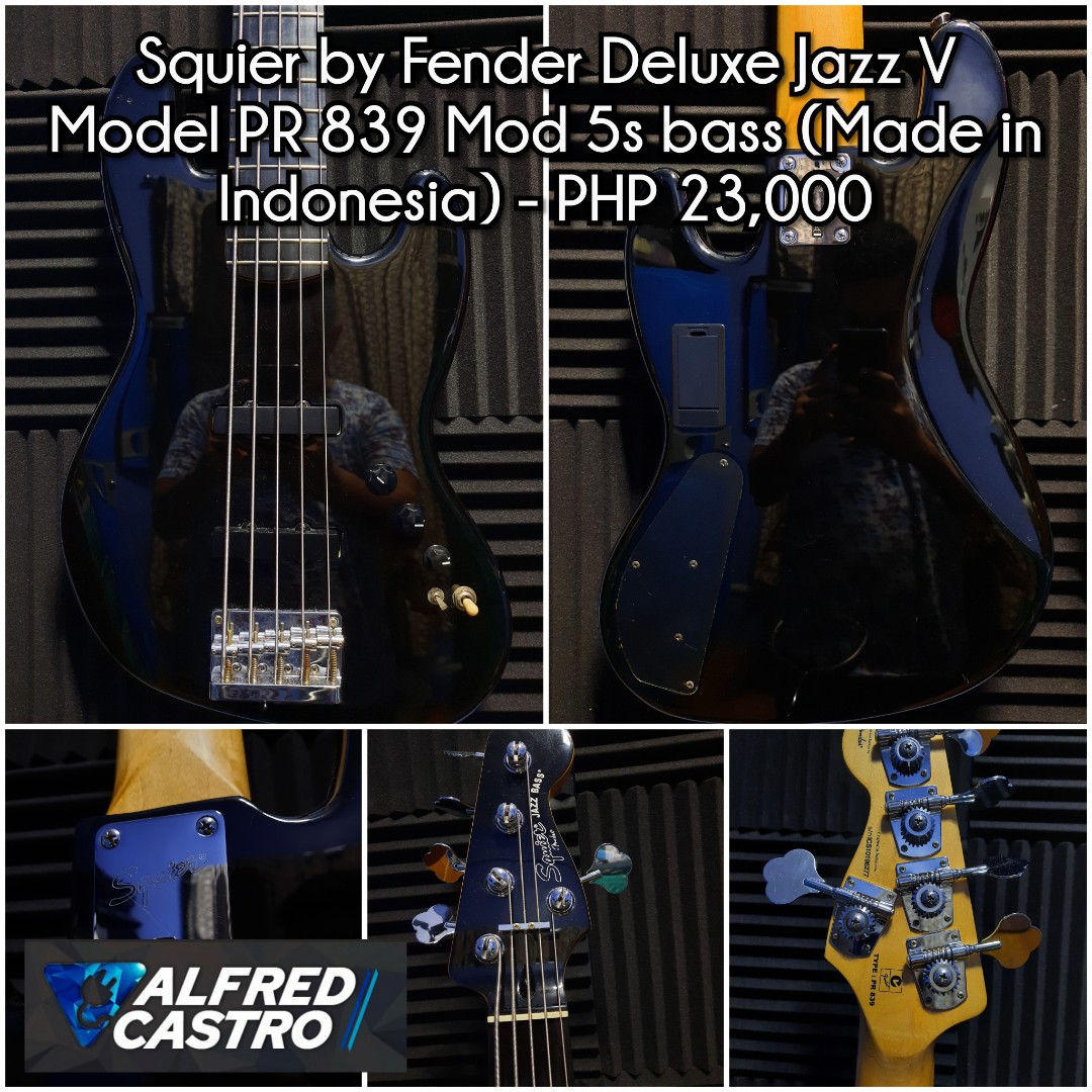 Squier jazz bass shop pr 839