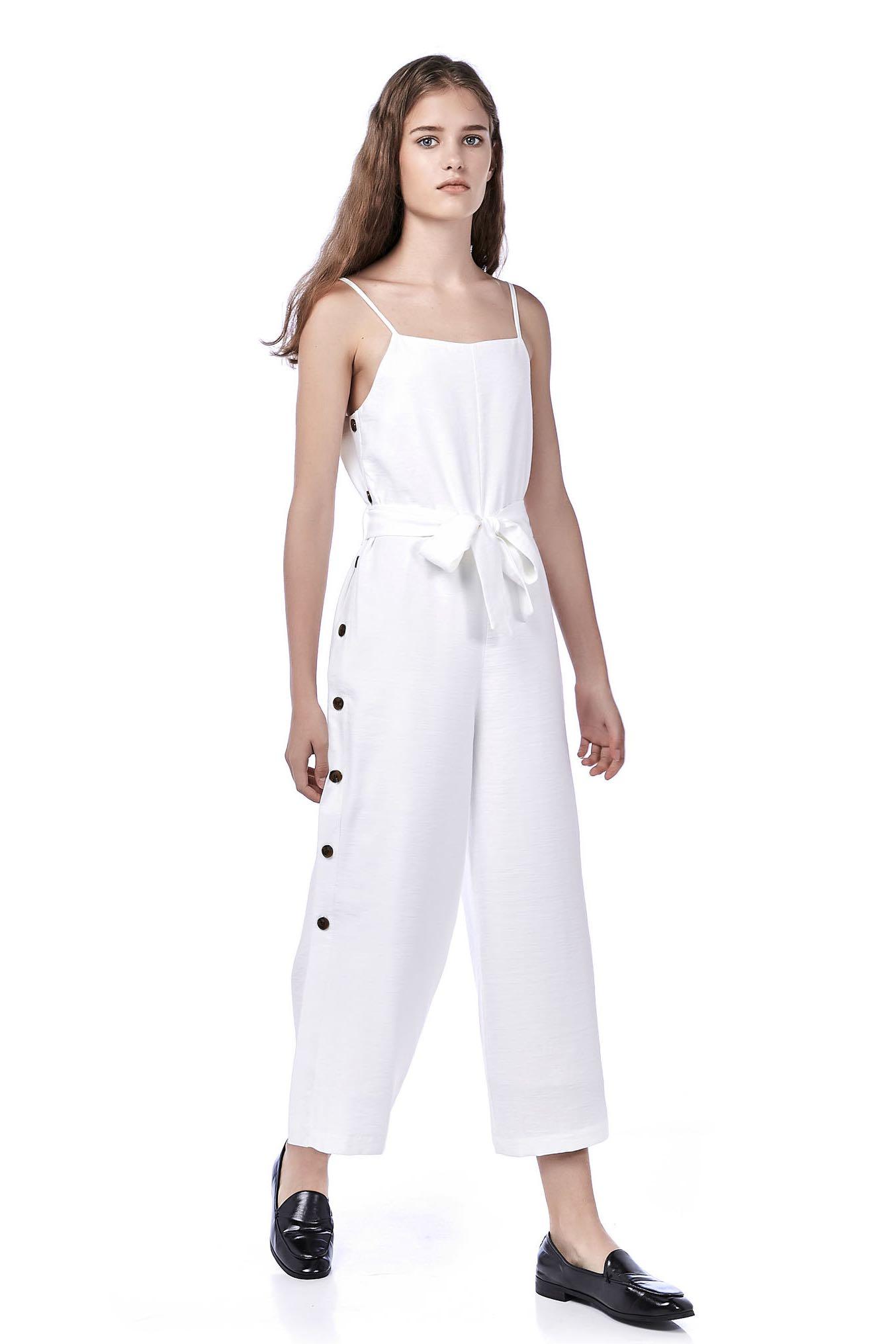 jumpsuit with buttons on side