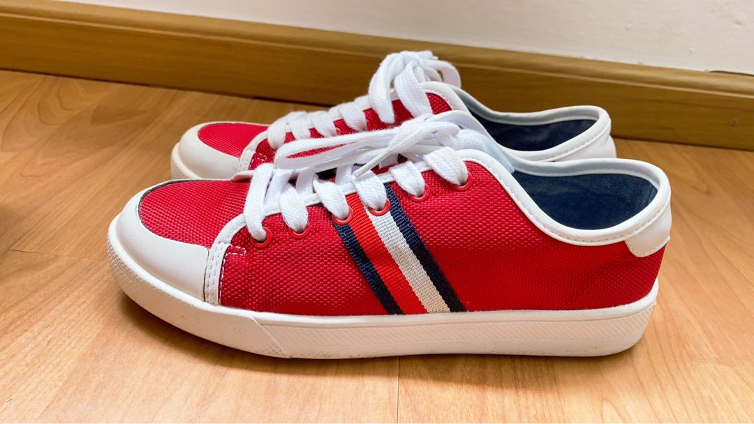 tommy red shoes