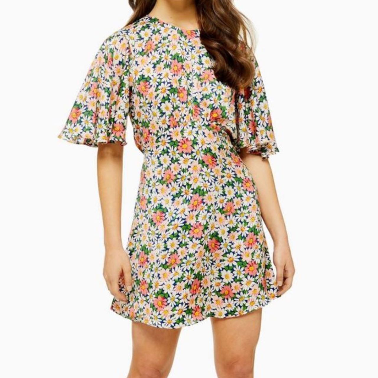 topshop flower dress