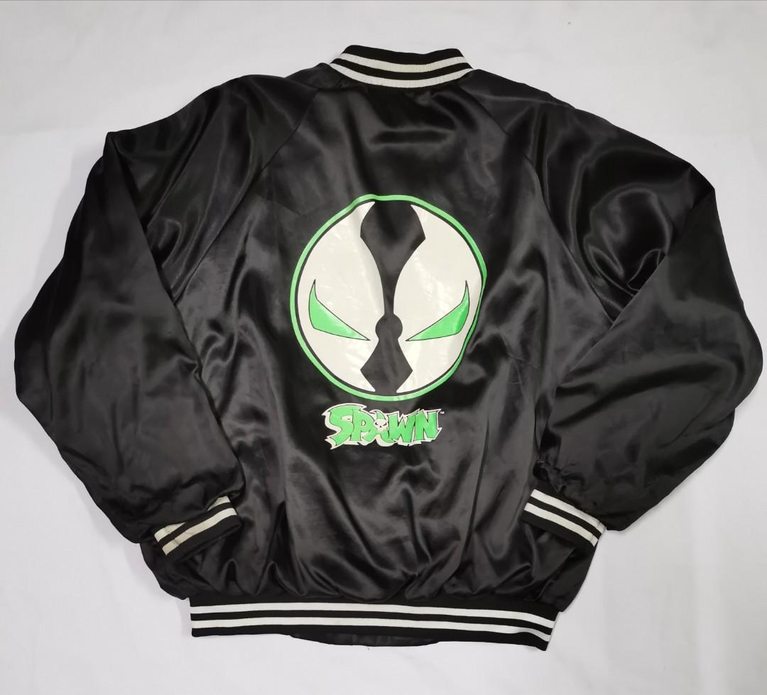 Vintage SPAWN Satin Jacket Men s Fashion Tops Sets Tshirts
