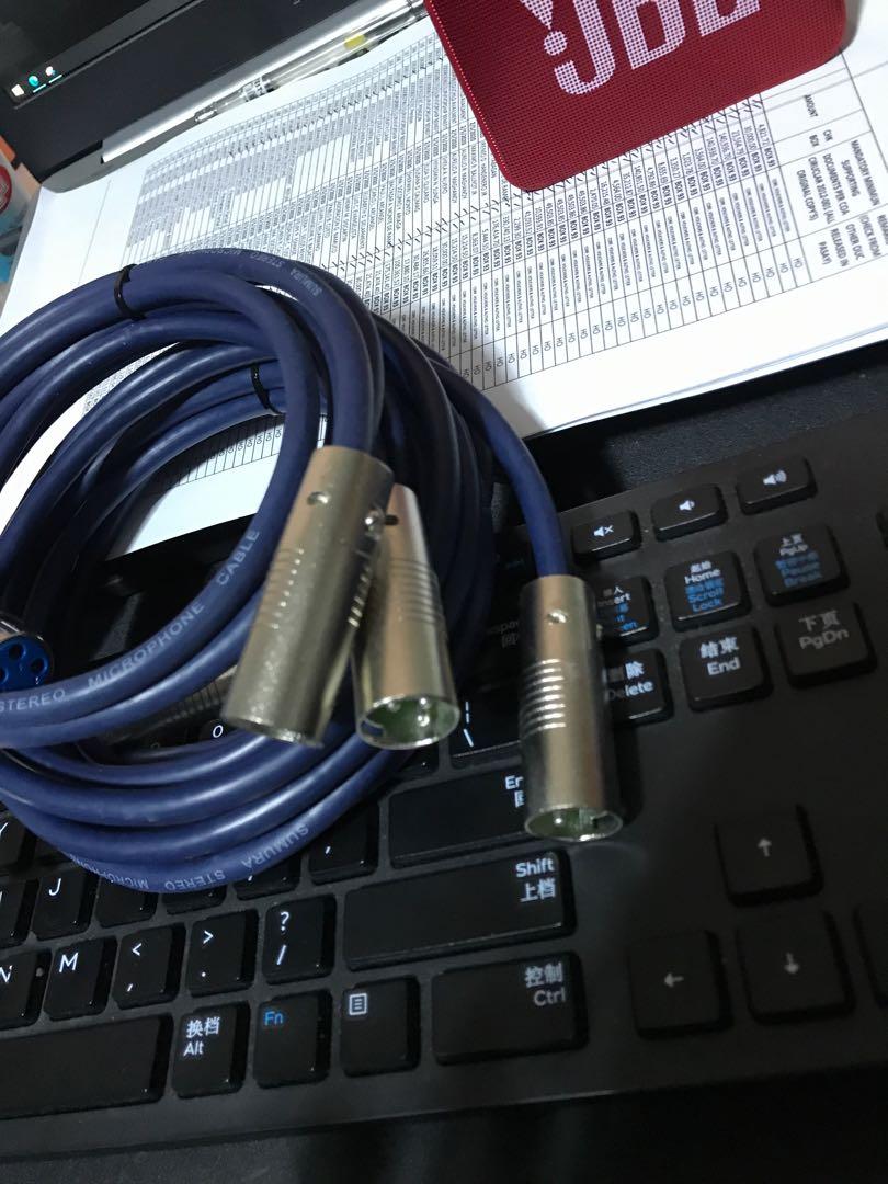 XLR Cable 1.5m (Category: Microphones) located in Manila. Submitted by sdfsolutions (Listing ID 1036058520, Image 3). Description: Dmx cable Xlr cable Audio jack Xlr Dmx Microphone Pl to xlr Xlr to pl Trs to xlr Xlr to 3.5mm jack Bm800 Phantom power.