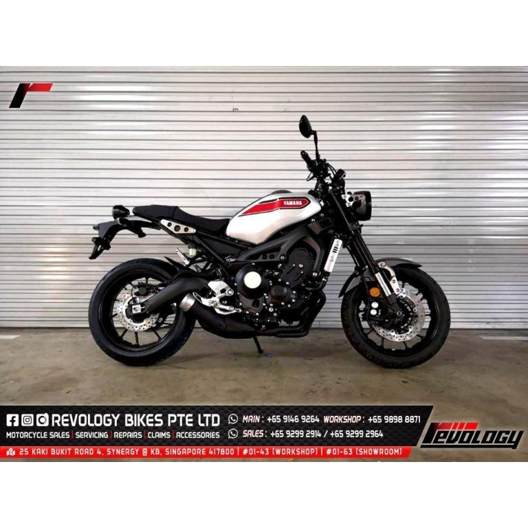 YAMAHA XSR 900 DYNAMIC WHITE XSR900 Motorcycles Motorcycles for