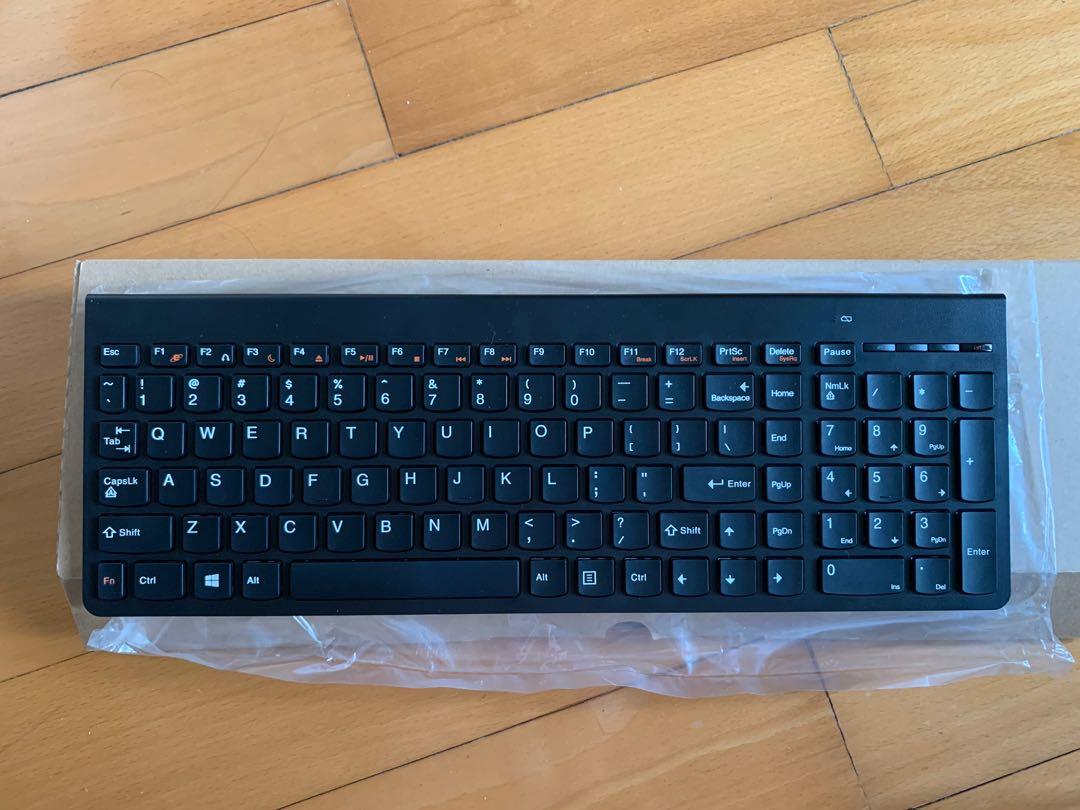 100 new Lenovo Wireless Keyboard SK8861 and Mouse Bundle Pack全新聯想無線鍵盤