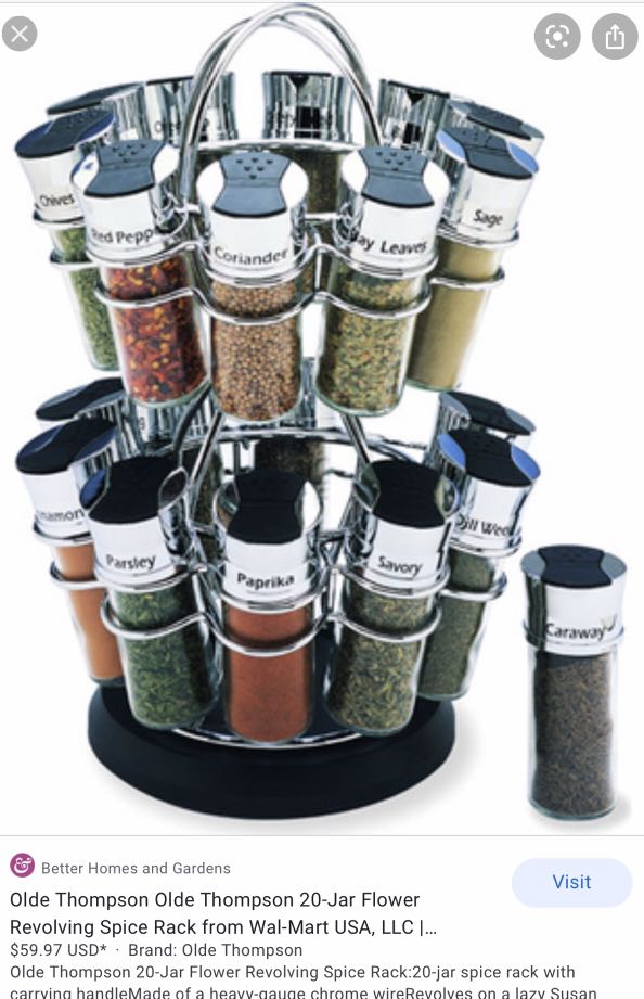 20 jar spice rack olde thompson clearance