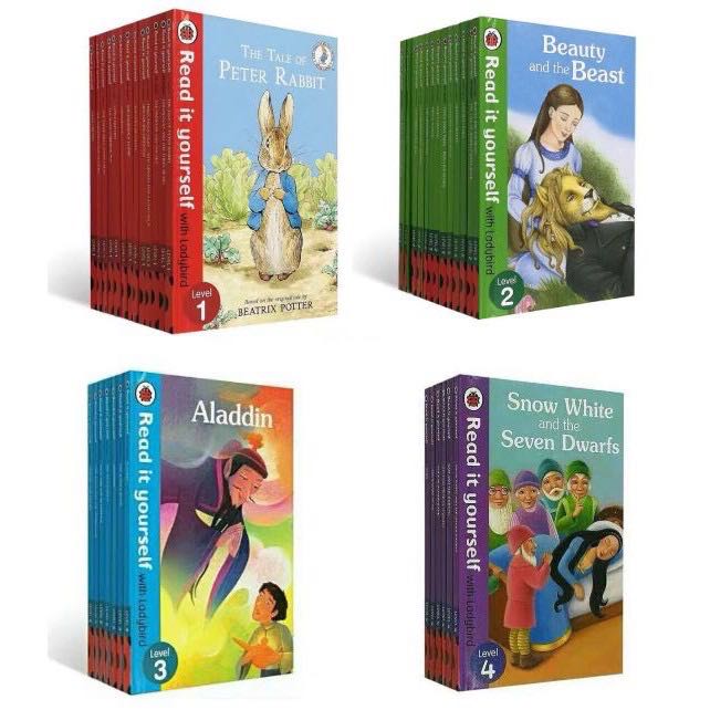50 BOOKS] Ladybird Read It Yourself Collection (LEVEL 1/2/3/4 