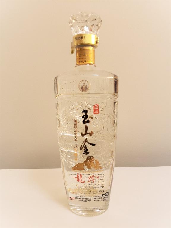 玉山金 雙倍奈米金 八年陳高 龍吟 白酒 グラス付