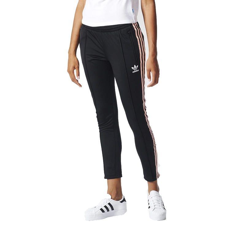 adidas superstar track pants black