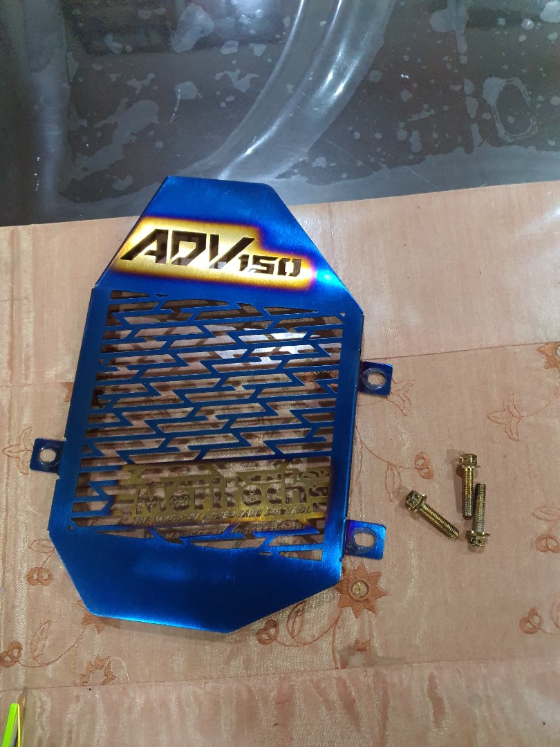 Adv 150 Honda Radiator Cover, Motorcycles, Motorcycle Accessories on ...