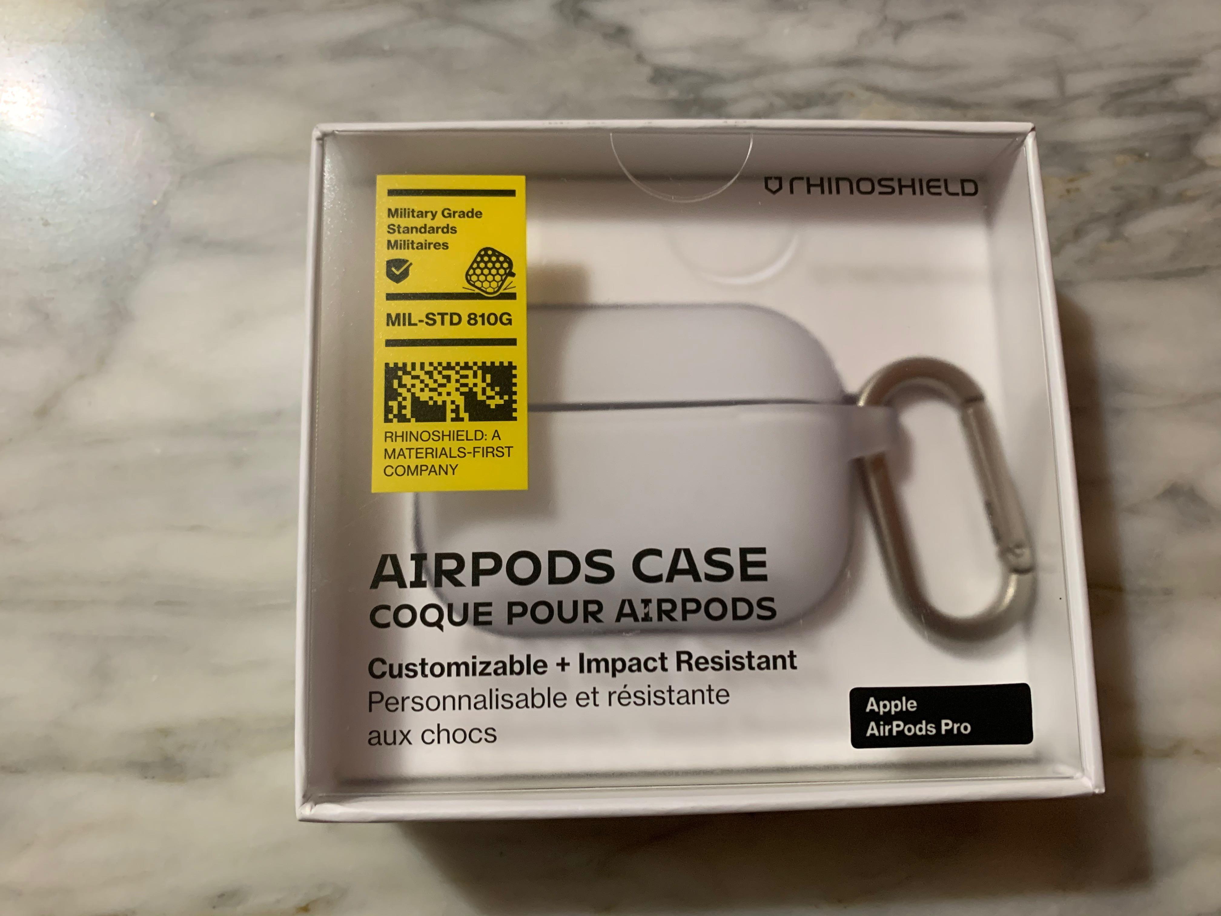 RhinoShield Airpod Pro Case Alpine White with delivery, Mobile Phones &  Gadgets, Mobile & Gadget Accessories, Cases & Sleeves on Carousell