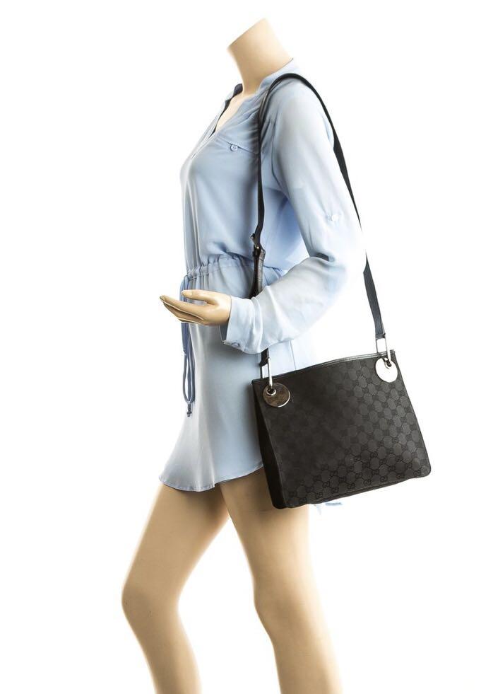 gucci black sling bag
