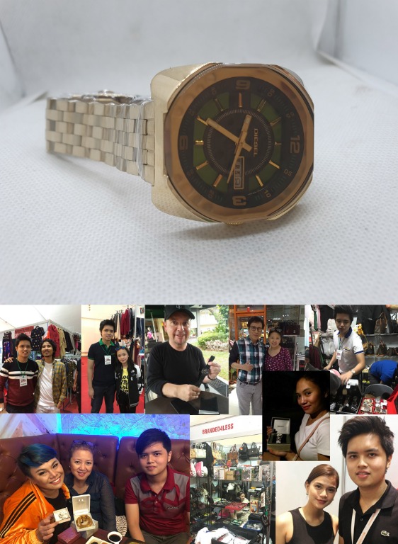 diesel gold watch