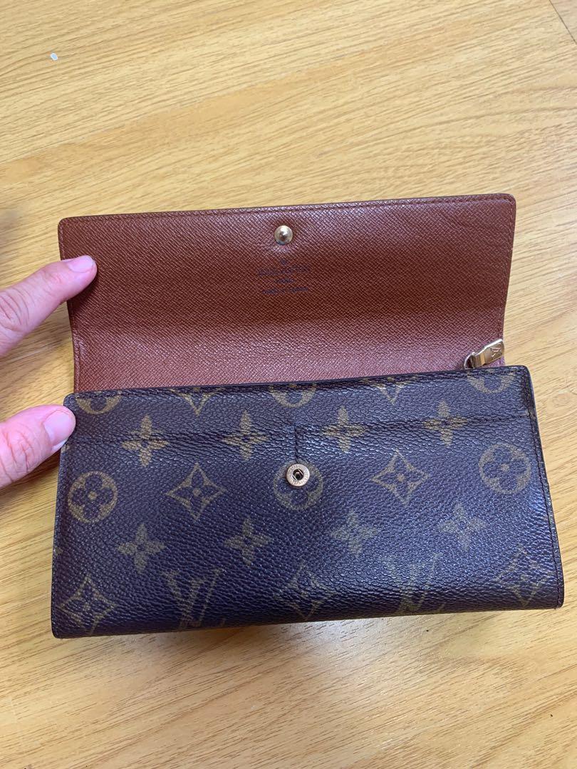 Authentic vintage LV long wallet, Luxury, Bags & Wallets on Carousell