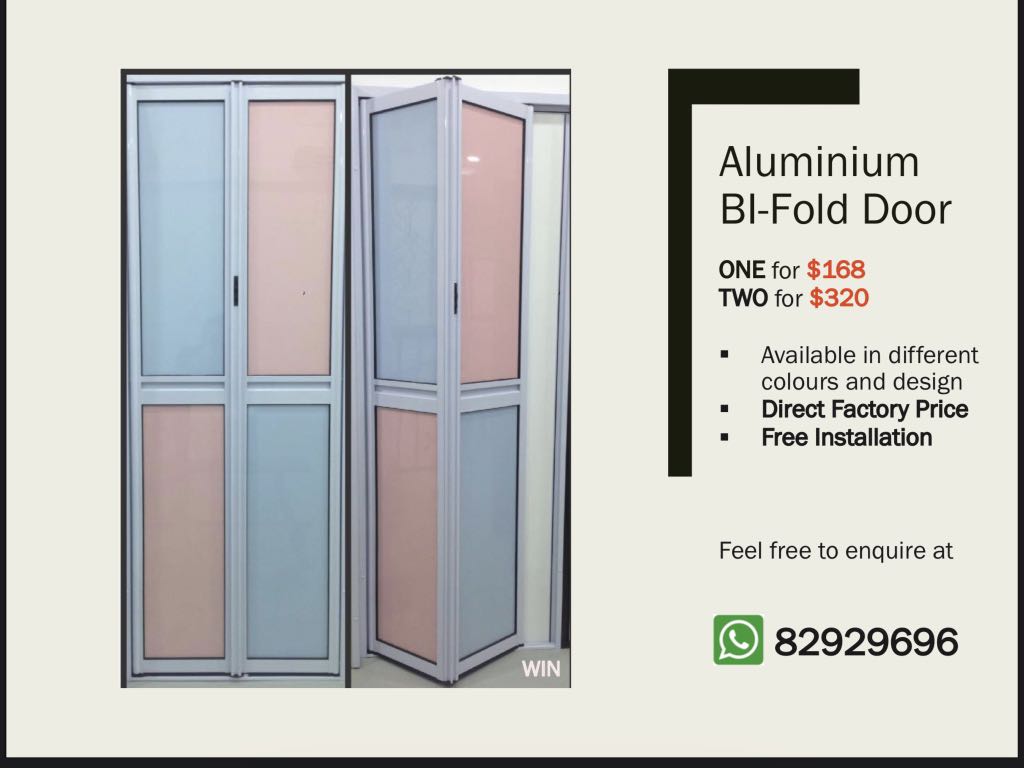 Bathroom Aluminium Bifold Door Furniture Home Decor Others On Carousell