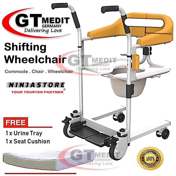 Best Selling Shifting Commode Wheelchair Moving Transfer Chair Bath Potty Toilet Seat Urine Tray Tandas Kerusi Roda Home Furniture Others On Carousell