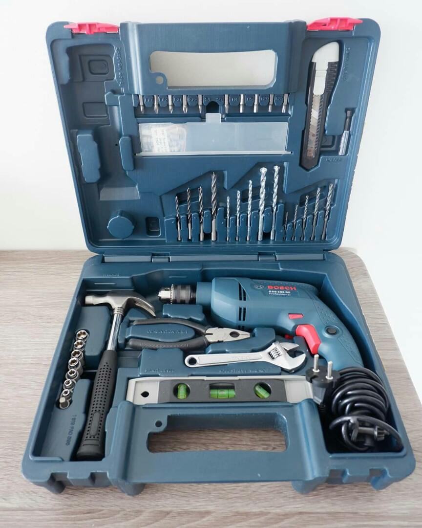 Bosch gsb 500 2025 re impact drill kit