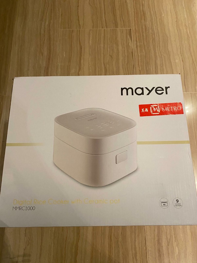 Brand New Mayer Digital Rice cooker with ceramic pot MMRC1000, TV
