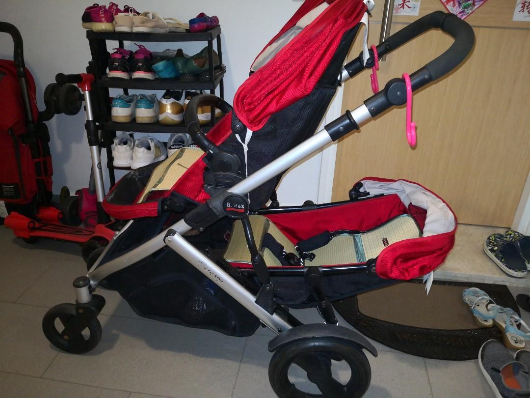 b ready double stroller
