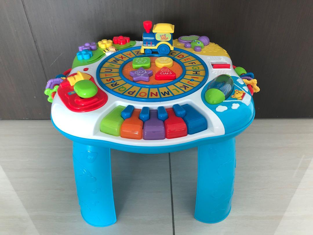 letter train musical activity table