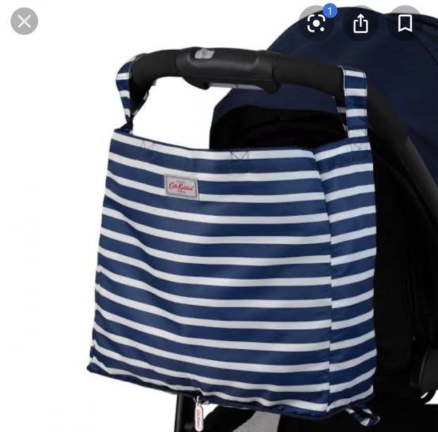 Cath Kidston Breton Stripe stroller bag 