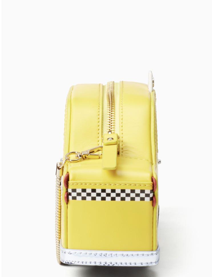COLLECTIBLE Kate Spade Nouveau York Taxi Clutch Crossbody Slingbag  Detachable Clutch Pouch Yellow Multi New York Taxi Cab, Women's Fashion,  Bags & Wallets, Cross-body Bags on Carousell